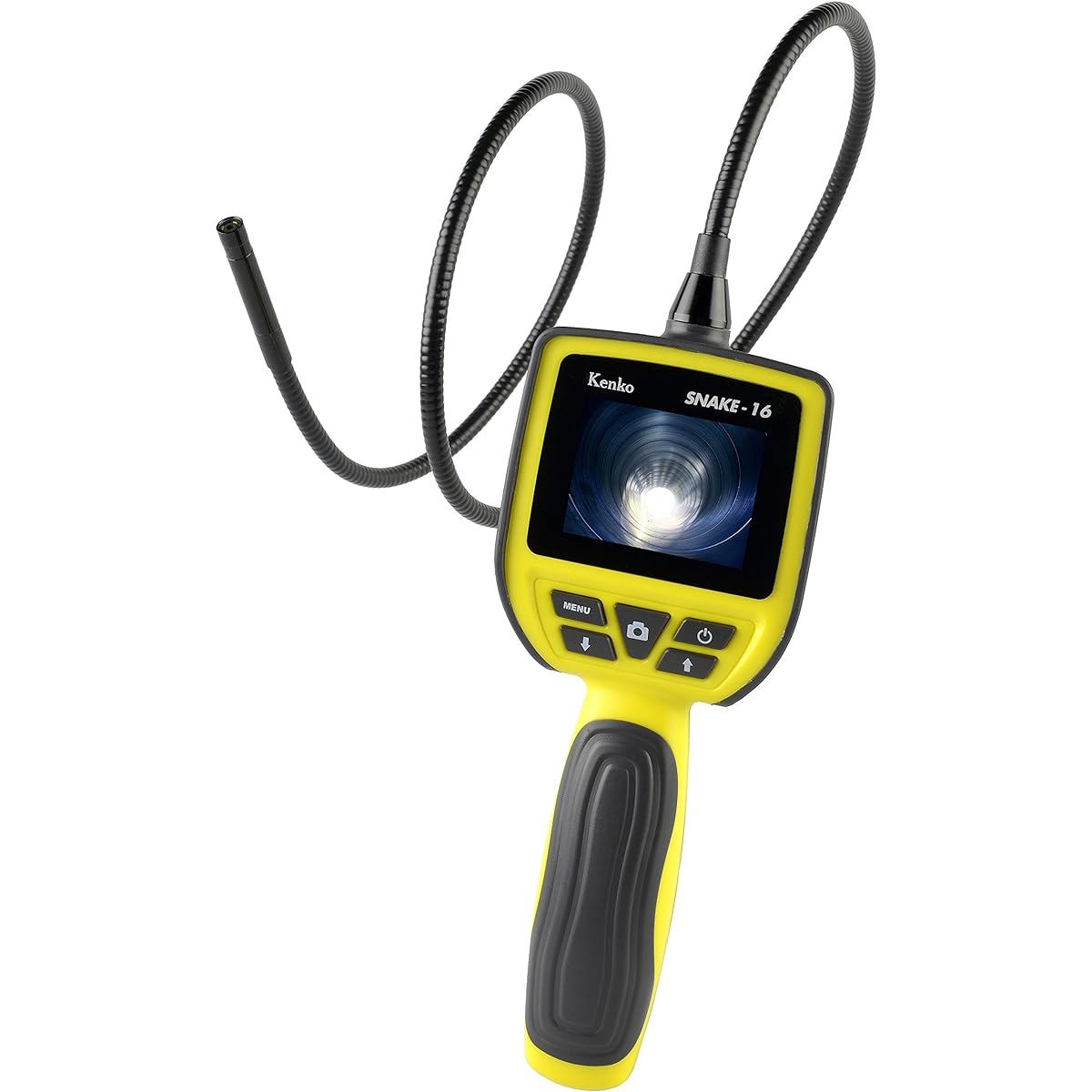 Kenko Snake Camera SNAKE-16 Waterproof Flexible Tube 2.5 Inch Monitor with LED Light 434994