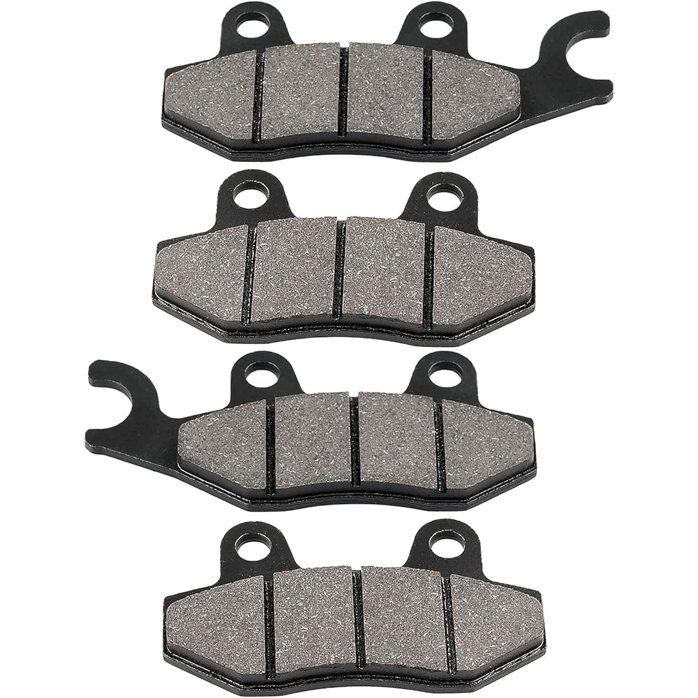 LOCOPOW Brake Pads Kawasaki Teryx 4 800 750 2008-2023 Brute Force 650 750 2005-2023 Bayou 300 400 1989-2005 Mule Pro 820 1000 2015-2023 Front & Rear Seat