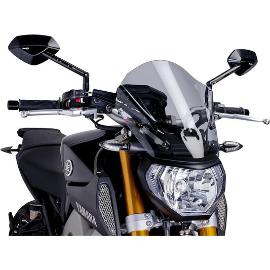 PUIG (Putch) screen (New-Generation) LONG Smoke YAMAHA MT-09 (13-15) PUIG-6861H