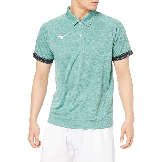 [Mizuno] Table Tennis Wear Game Shirt Polo Collar Sweat Absorbent Quick Drying Dynamotion Fit JTTA Officially Approved 82JA2106