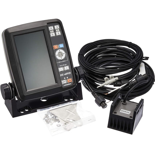 HONDEX 5-inch wide LCD portable fish finder HE-68WB
