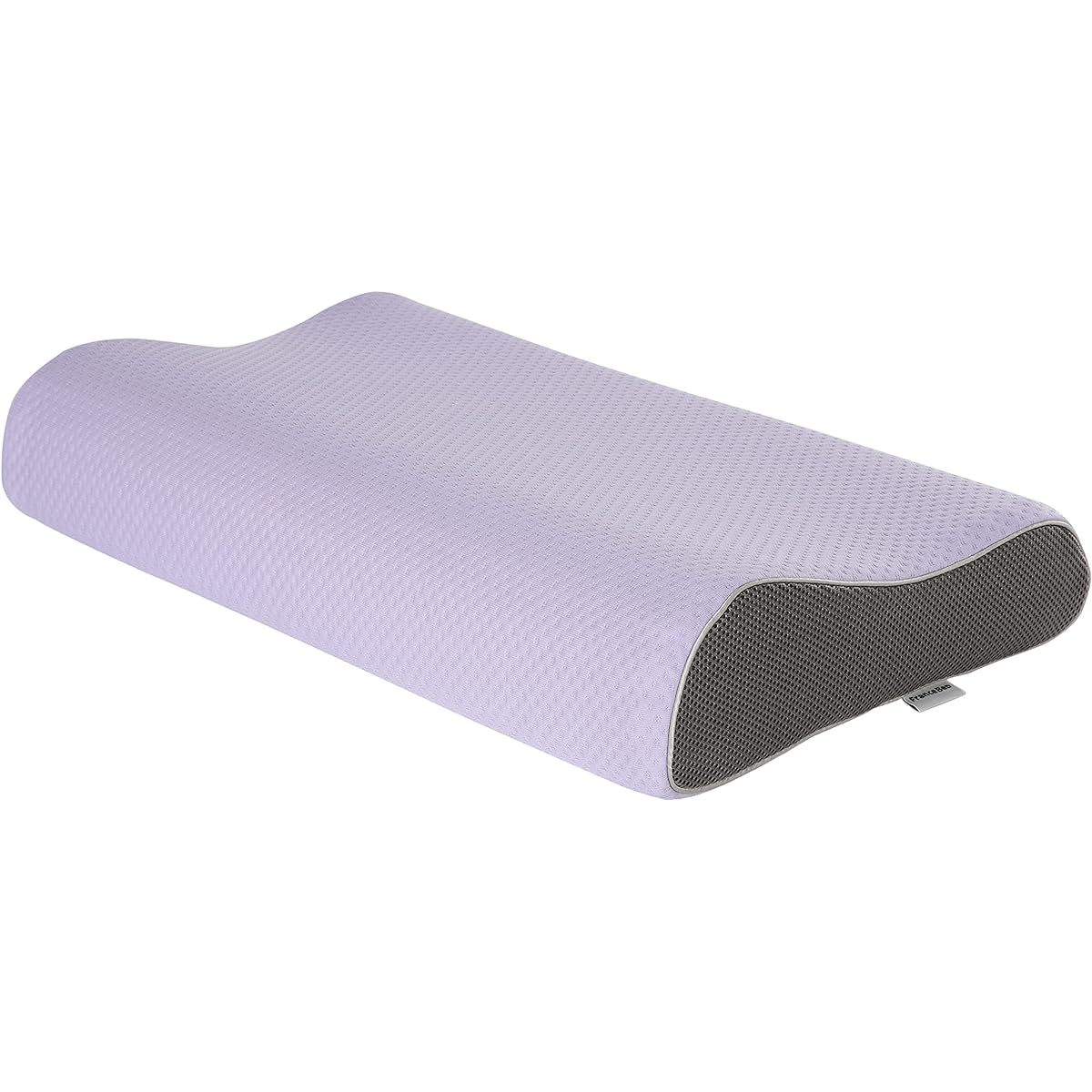 French Bed Highly Breathable Pillow "Mango Cut Pillow" Load Distributing Deodorizing Cover 58 x 35cm Lavender [Authentic French Bed Product] 360072000