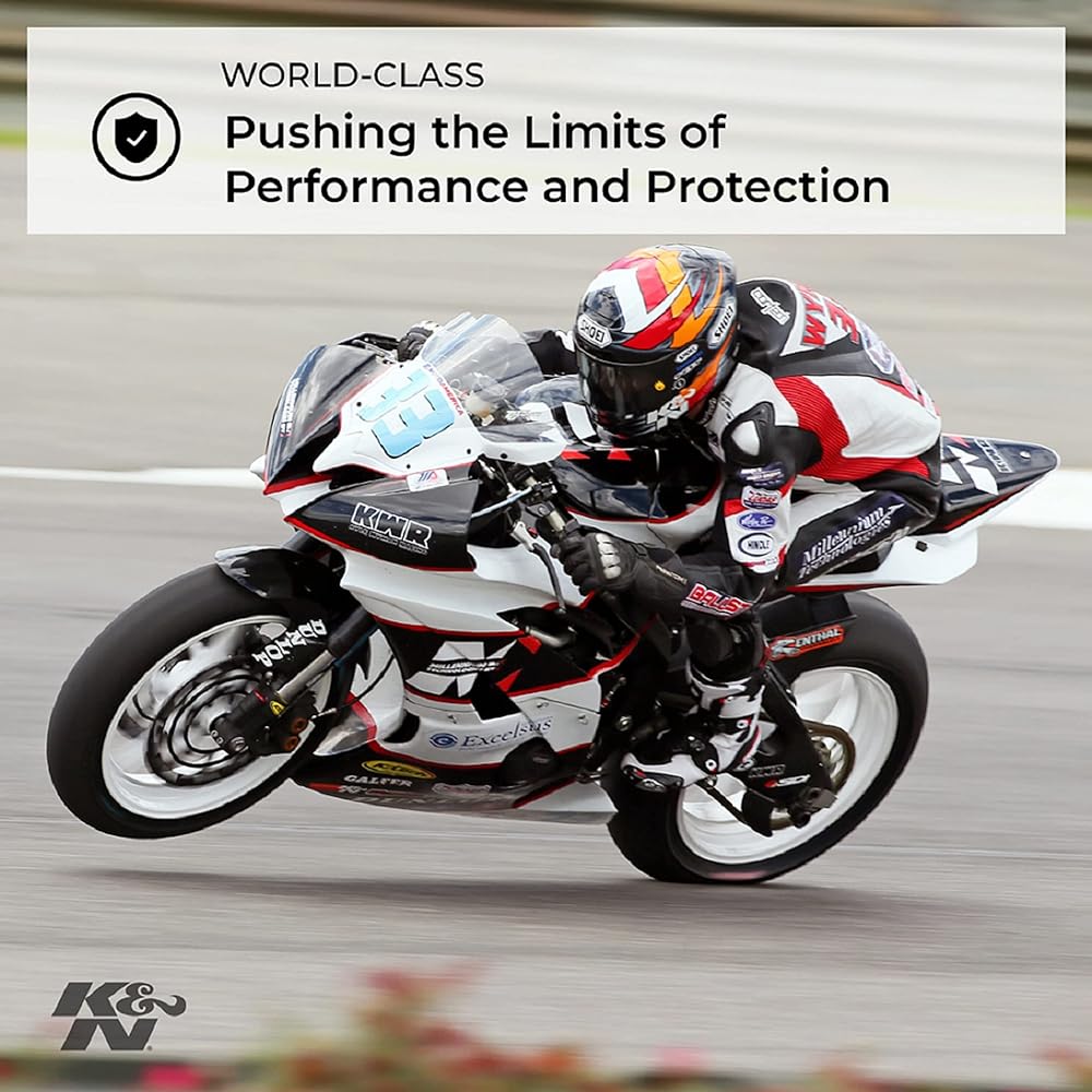 K & N engine air filter: High performance, premium, power sports air filter: 2015-2019 YAMAHA (MT-10, YZF R1, YZF R1M, YZF R1S).