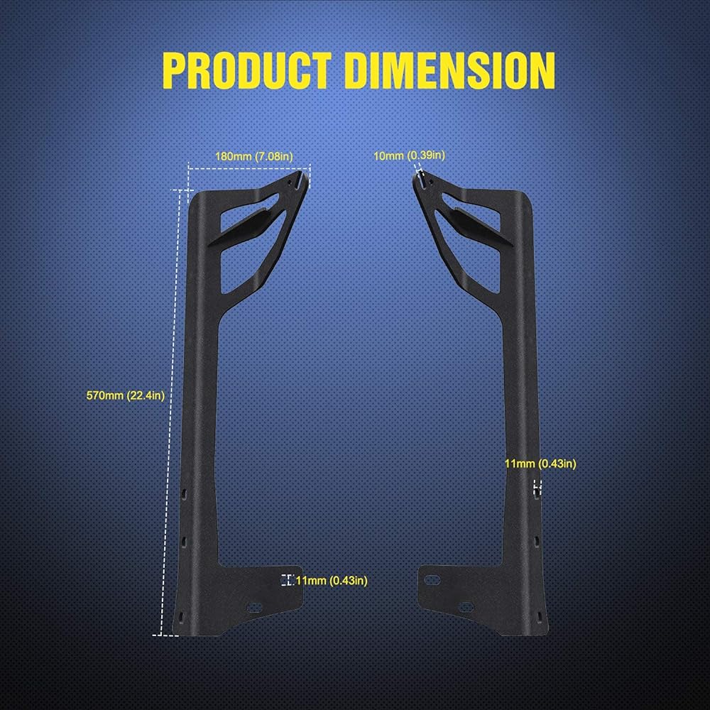 NILIGHT Wrangler JK 2007-2017 for LED LED Bar for NILIGHT Frame Frame Mount Bracket