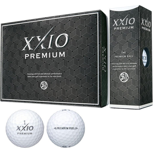DUNLOP Golf Ball XXIO Premium Golf Ball 2018 Model 1 Dozen (12 Pieces) Royal Platinum
