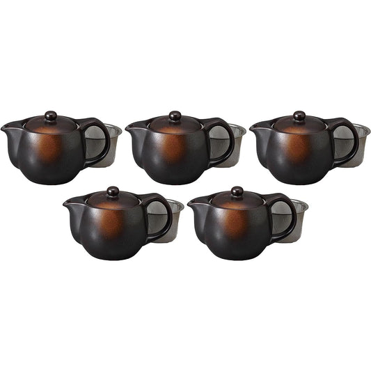 Set of 5 Yakijime Pot [11.1×10.7cm] [Pot]