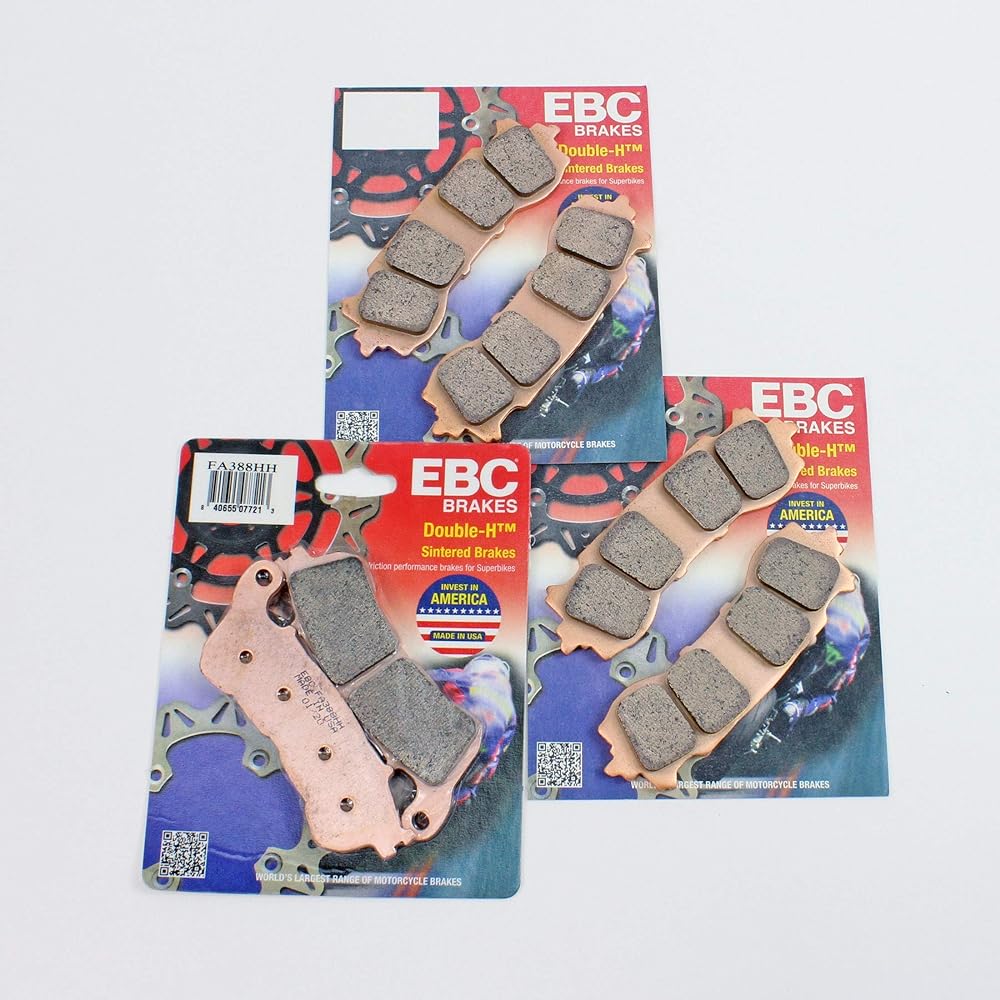Front and rear EBC HH brake pads -3 pairs -FA717HH x 2 FA388HH x 1
