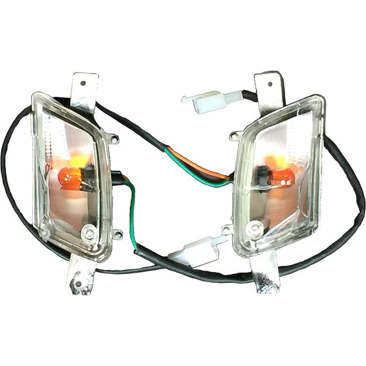 Clear lens turn signal left and right set for gyro canopy 61649