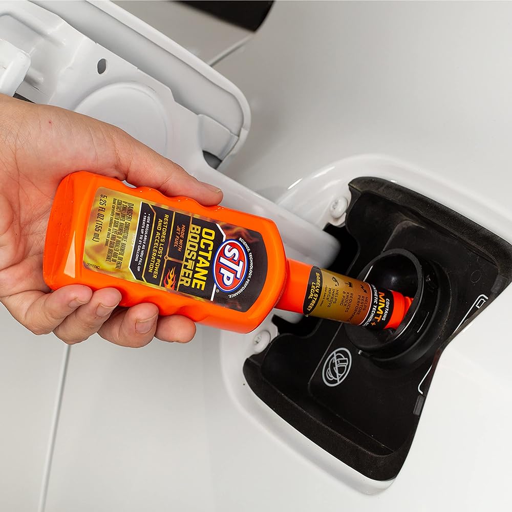 Octane Booster, Fuel Intake System Cleaner, Bottles, 5.25 Fl Oz, Pack of 12, 18040G-12PK