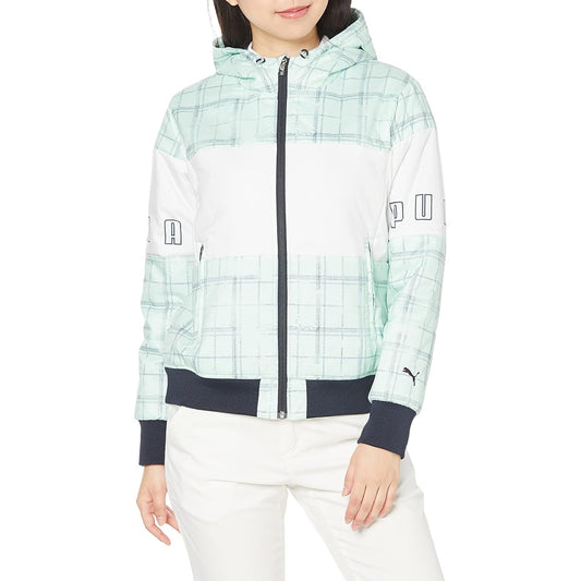 [PUMA] Women's Outer Golf W Graphic Padded Full Zip Hoodie