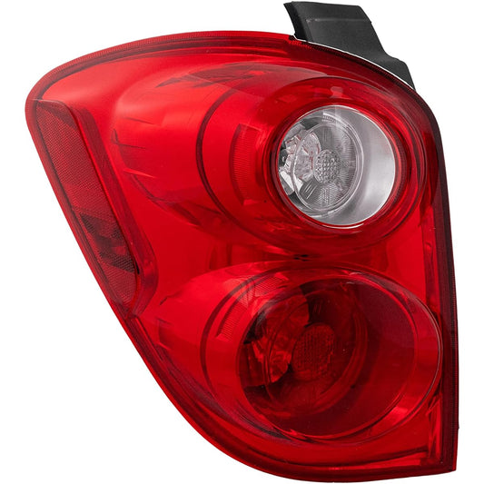 Tail Light Assembly 2010-2015 Chevrolet Equinox Red and Clear Lens Driver side