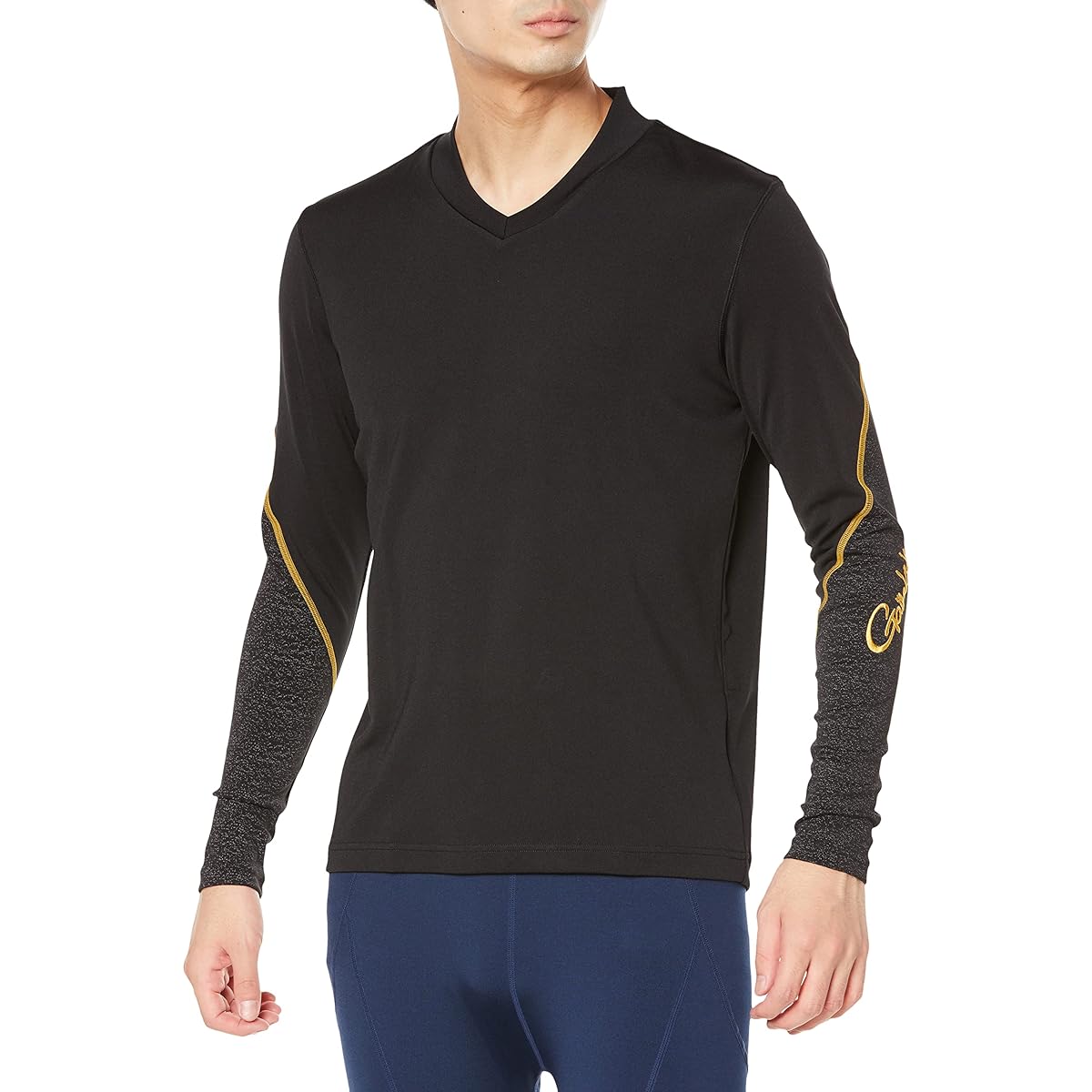 [Gamakatsu] 2WAY Stretch Undershirt GM3620 Black