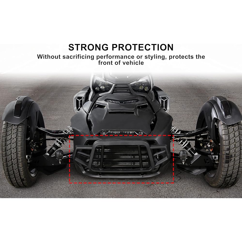 Front bumper guard kit CAN-am Ryker Sautvs Front Profile Bumper Guard Protector CAN AM RYKER 600 900 SPORT & RYKER RALLY EDITION All model accessories (#219401108 replacement)