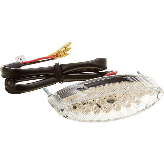 Kijima Motorcycle Bike Parts Slim Cat's Eye Tail Lamp LED 108x29mm General Purpose Clear 218-3110