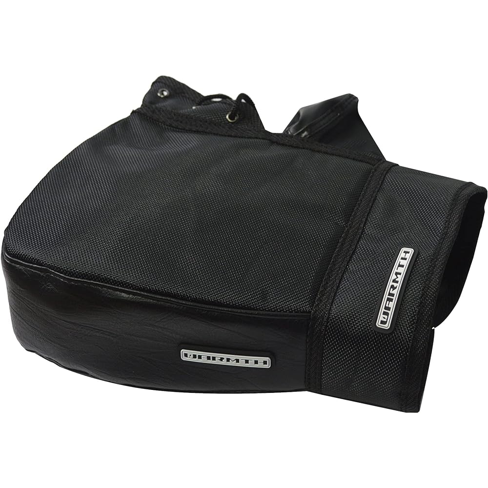 LEAD Motorcycle Compact Handle Cover Cube Easy Installation Waterproof Black Free Size KS270A