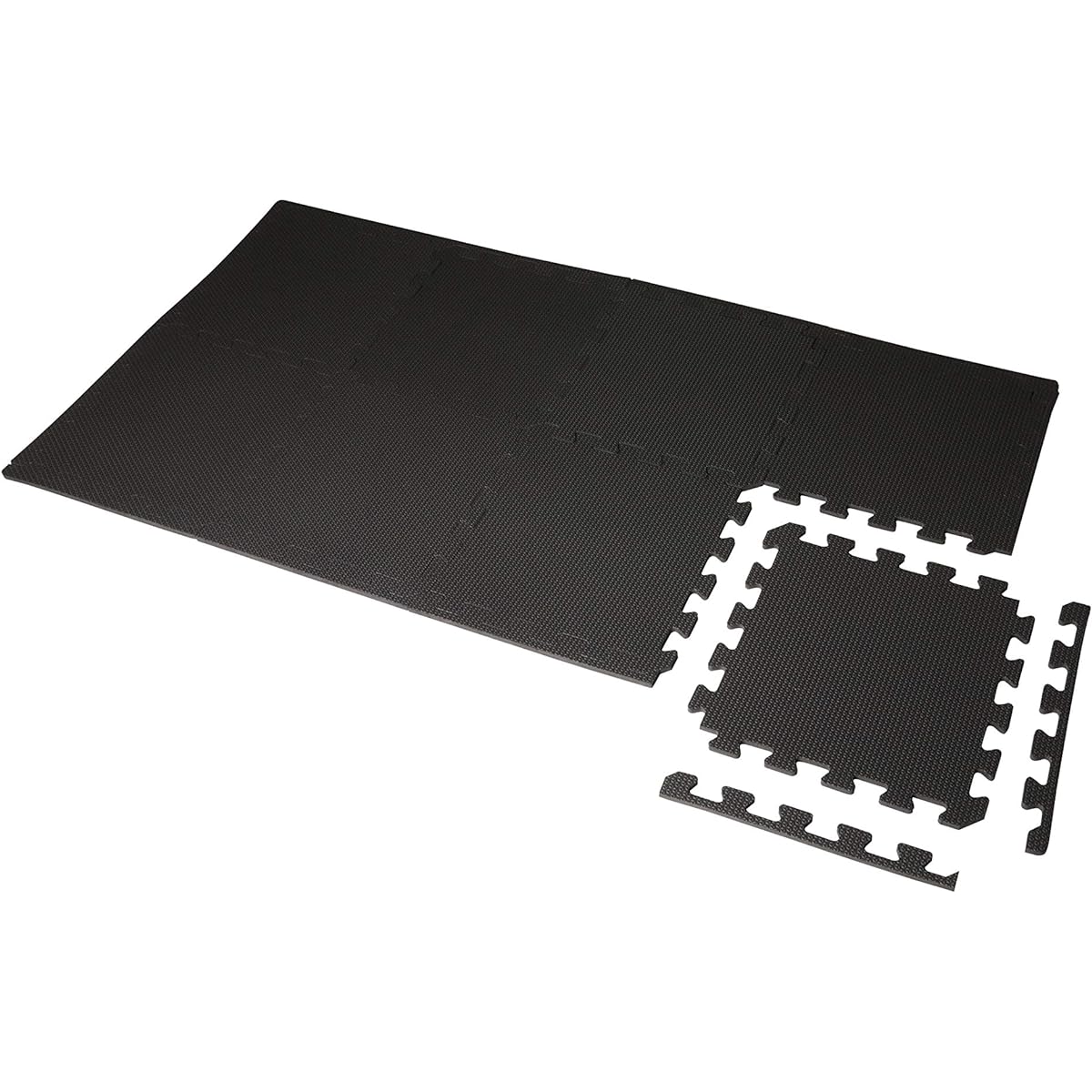 ALINCO Joint Mat 30 x 30cm (Set of 8) 1cm Thickness Floor Protection Shock Absorption Anti-Slip Exercise Floor Mat Yoga Mat