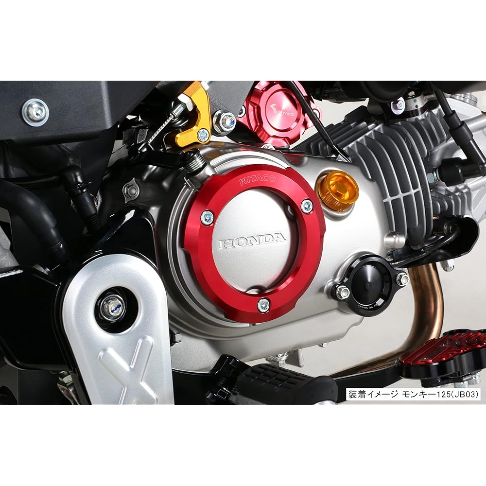KITACO Right Crankcase Cover Ring (Red) Monkey 125 (JB03), Ducks 125 (JB04), Grom (JC92), Super Cub C125 (JA58) 307-1301620