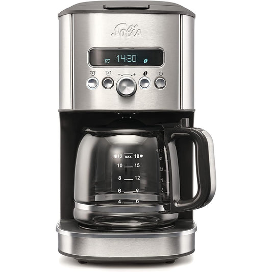Solis Aroma Brewer 18 cup drip coffee maker silver SK1021
