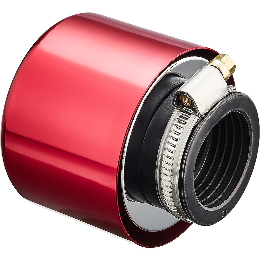 KITACO 515-0500351 Super Power Filter (?35 / Red Anodized), Universal, Straight