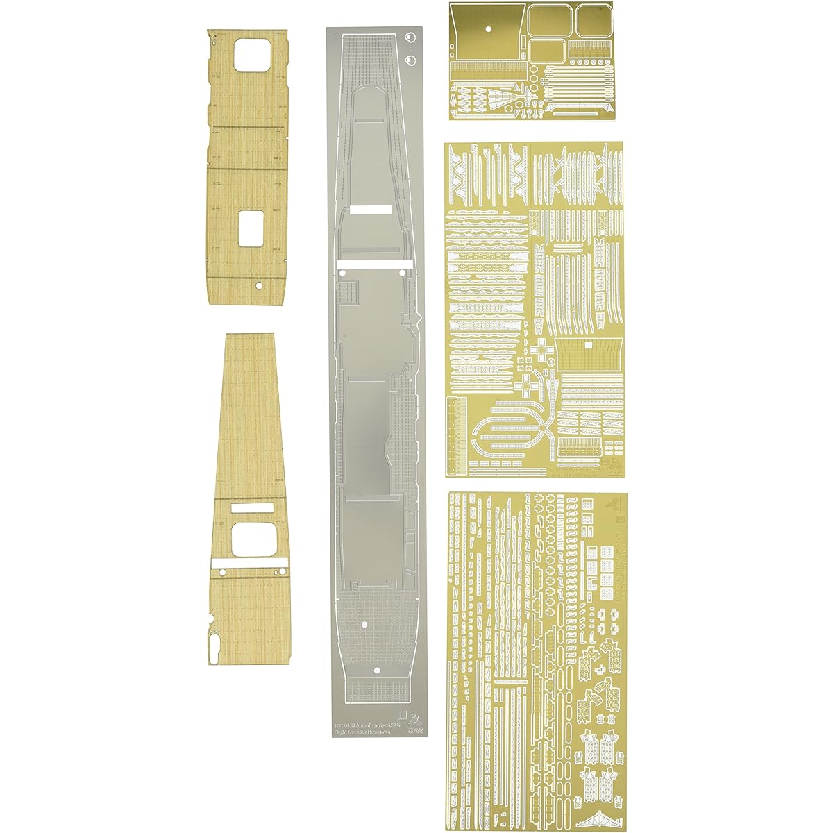 Tetra Model Works 1/700 Japan Aircraft Carrier Akagi Flight Deck Full Set with Wooden Deck