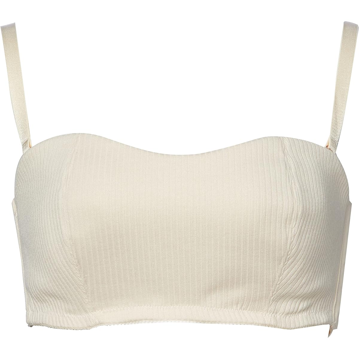 [Lily Brown] Lingerie Rib/Like Cross Strapless Bra LLCT224505 Women's