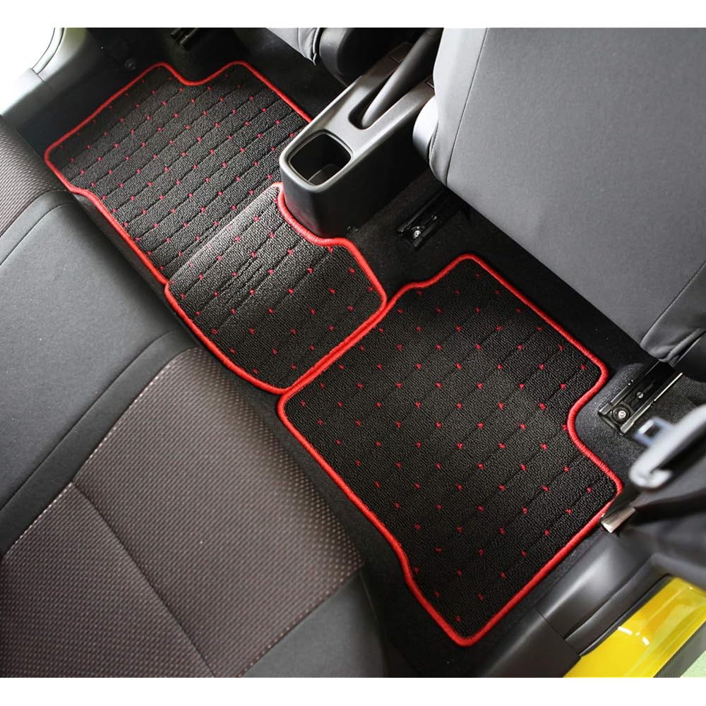 MONSTER SPORT Floor Mat for Swift Sport [ZC33S]/Swift [ZC13S/ZC43S/ZC53S/ZD53S/ZC83S/ZD83S] Black x Red 894550-7600M