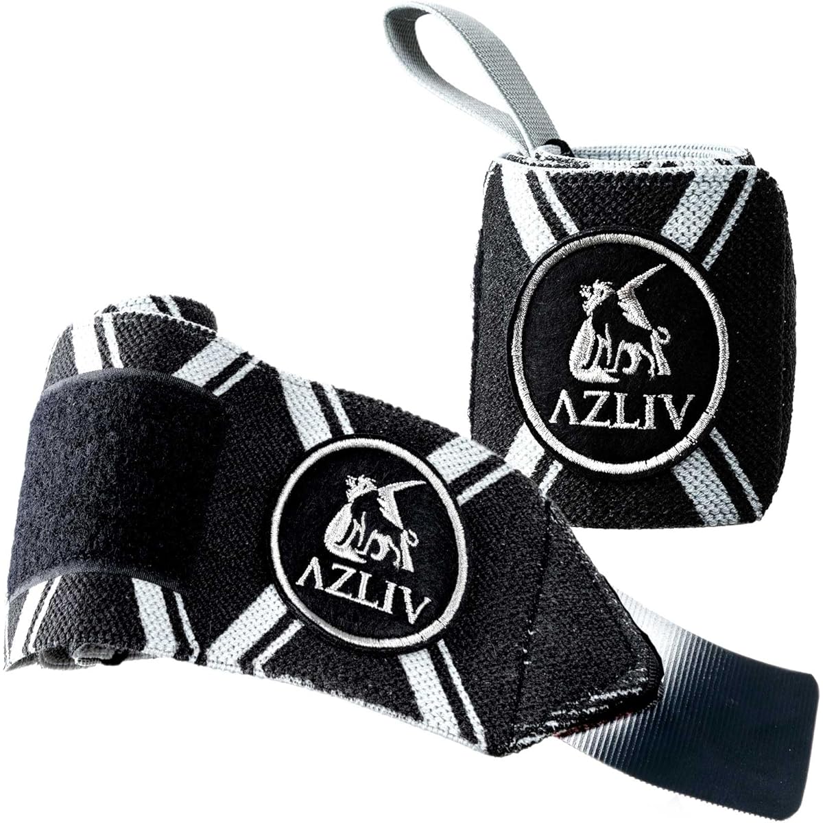 AZLIV Wrist Wrap Wrist Supporter AZLIV Muscle Training Weight Training (Gray)