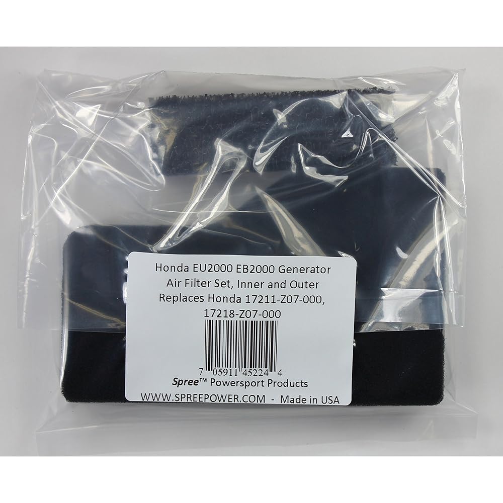 SPREE Honda Generator EU2000 EU2000i EB2000i Air Filter Set