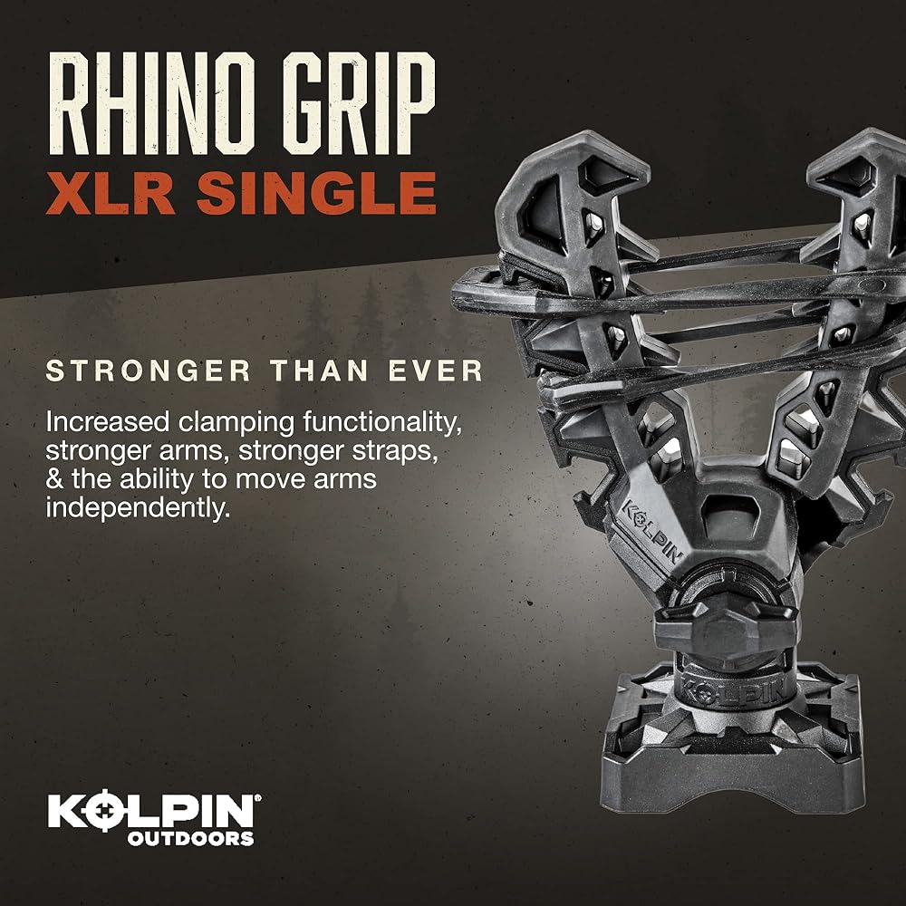 KOLPIN 21550 Black RHINO GRIP XLR -Single 2 packs