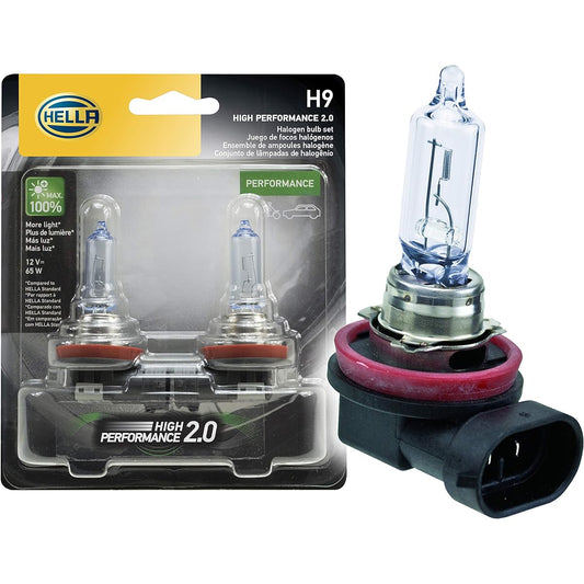 Hella H9 2.0TB high -performance bulb 12V 65W 2 packs