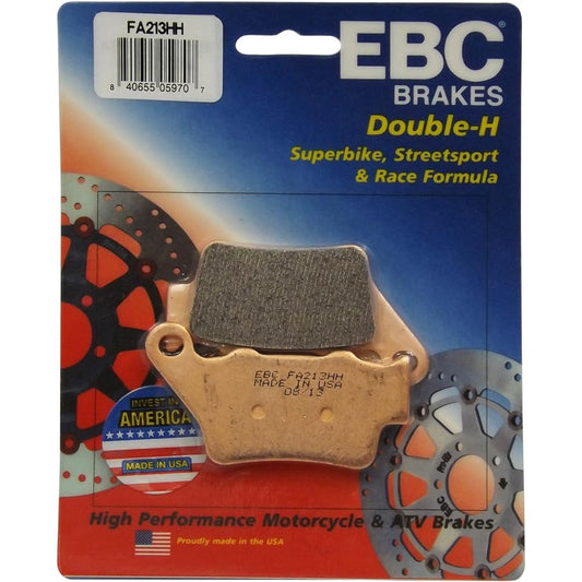 EBC BRAKES FA 213HH sinating copper alloy disc brake pad black