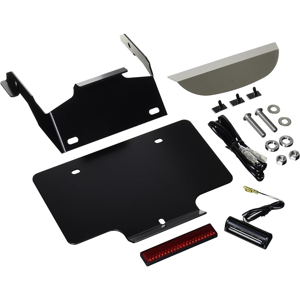 Kijima Motorcycle Bike Parts License Bracket Kit XL1200X/V/N XL883 Compatible with Kijima LED Slim Tail HD-01392