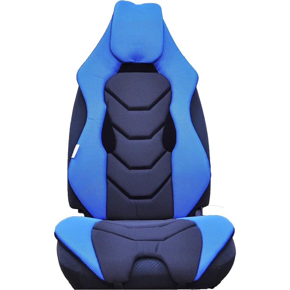 Tricolore Exchange Driving Support Cushion General Purpose Mesh Front 1 Seat Front Seat Driver Seat Passenger Seat Pressure Dispersion Future Seat Blue x Black Blue x Black Two Tone [1adsc02 ZEPHYROS]