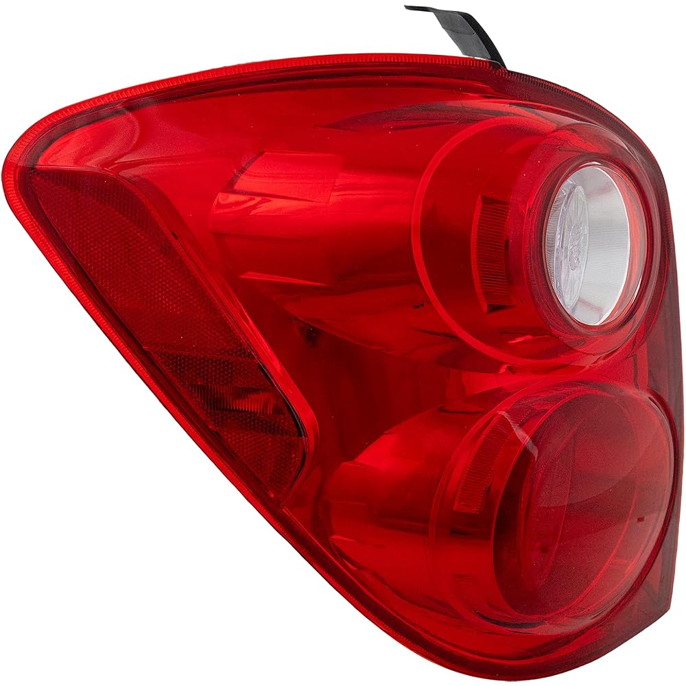 Tail Light Assembly 2010-2015 Chevrolet Equinox Red and Clear Lens Driver side
