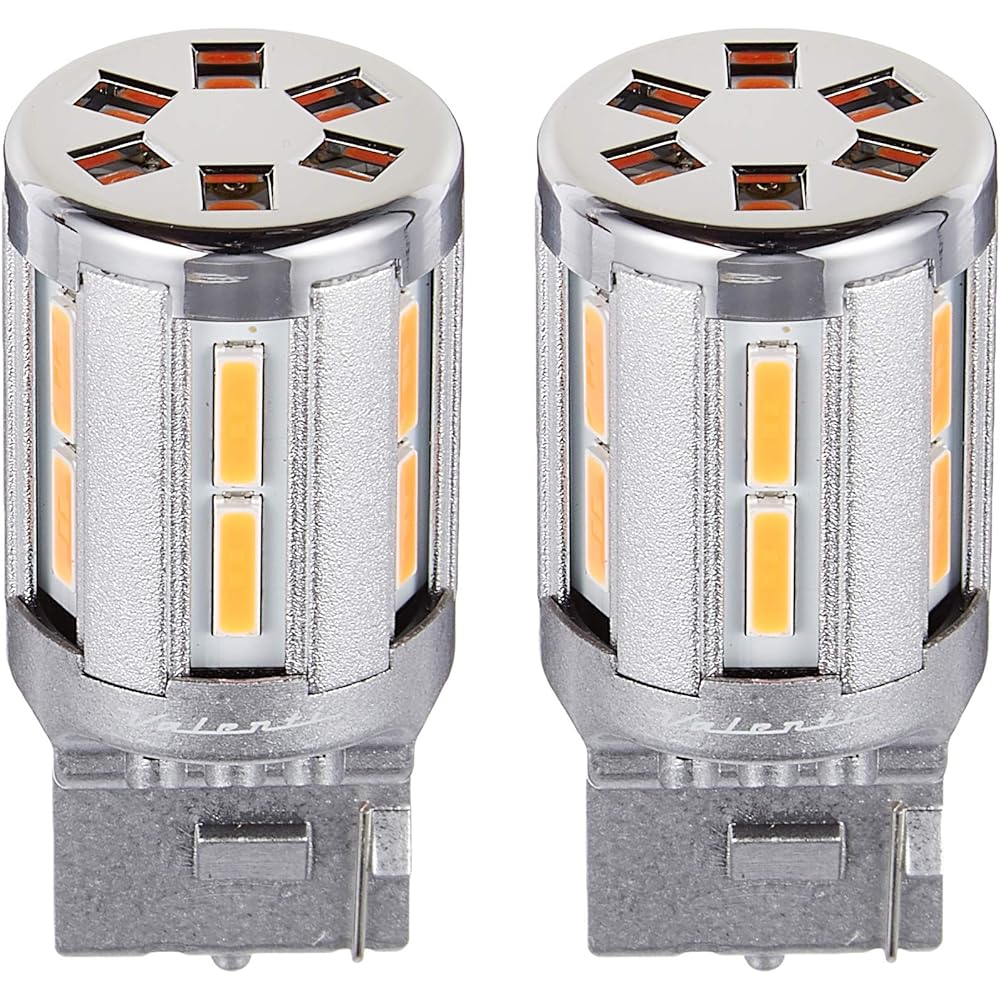 VALENTI LED bulb T20 double/single (W3X16q/16d compatible) Amber VL55-T20-AM