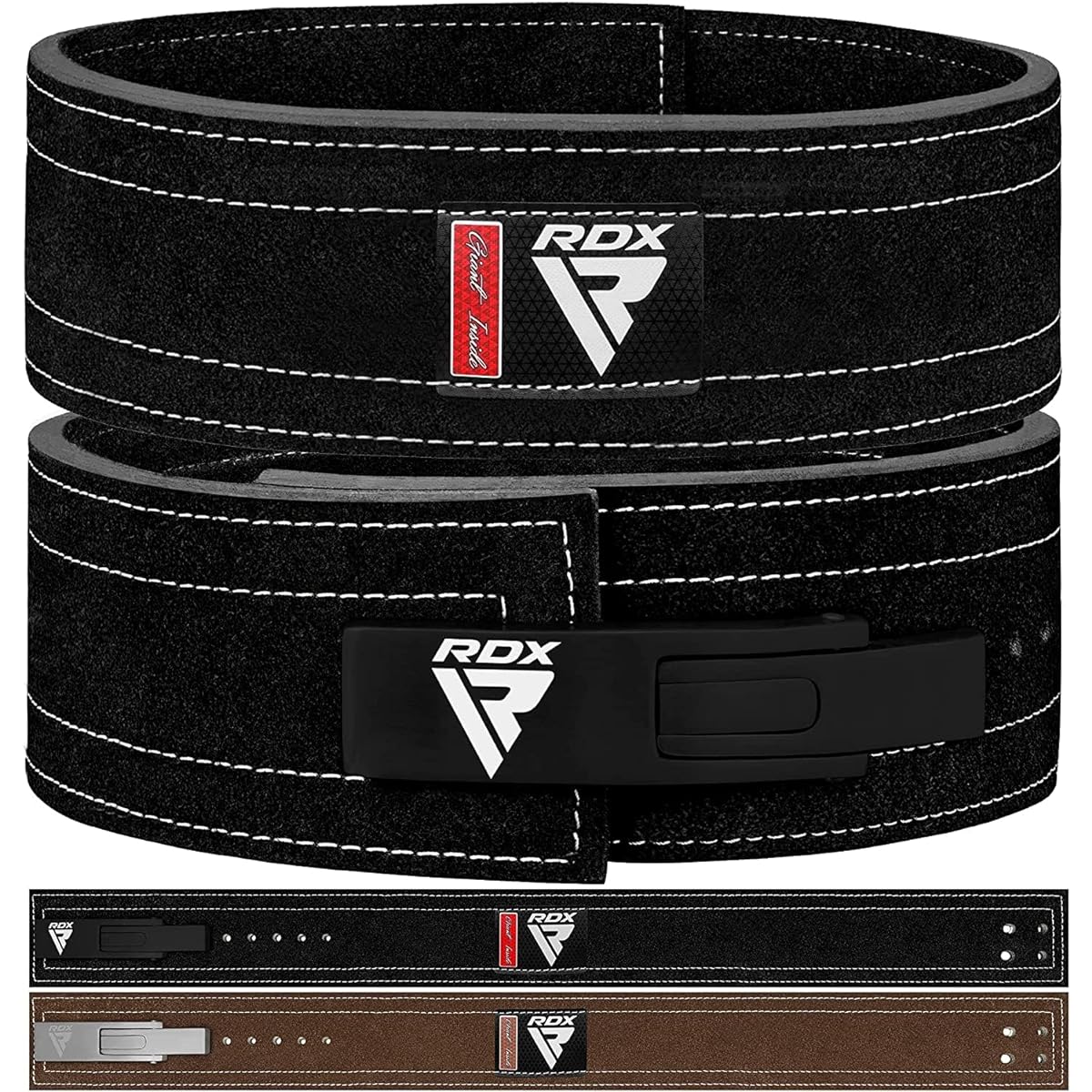 RDX Power Belt [IPL USPA Certified] Lifting Belt Leather Gym Weightlifting Muscle Training Squat Fitness Back Support Deadlift Training Exercise Powerlifting Bodybuilding Japanese Genuine Product