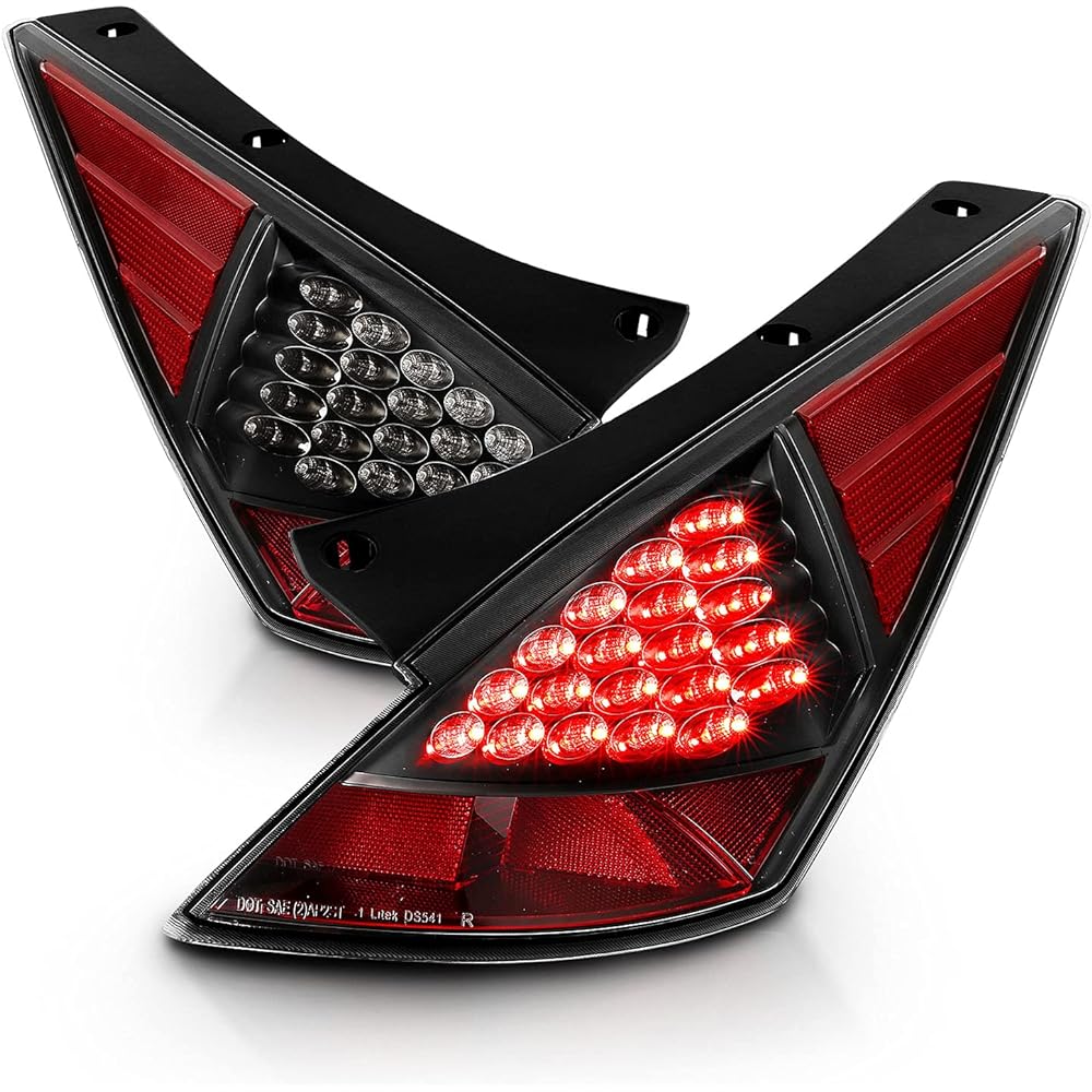 Amerilite LED Tail Light Black 350Z -passenger seat and driver's seat side