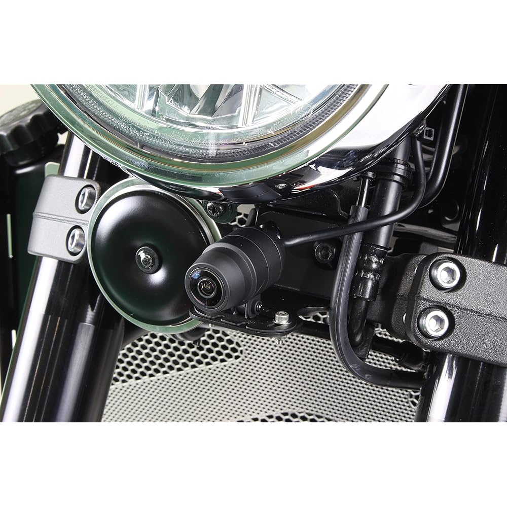 POSH Motorcycle Supplies Stay Set Mitsuba Drive Recorder Mounting Stay Set Z900RS (18-23) *No CAFE Black 132201-10