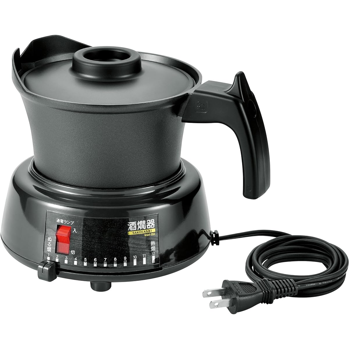 Maruyama Giken Sake Warmer 2.5 Cup Electric Black MSK-252