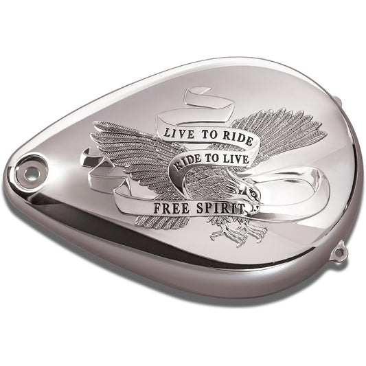 Show Chrome Accessories (81-113) Free Spirit Air Cleaner Cover