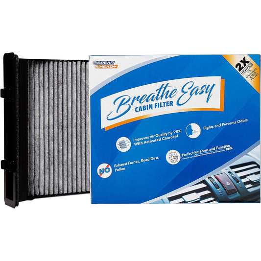 SPEARHEAD ODOR DEFENSE BREATHE EASY Cabin Filter Up to 25%long lasting with fit activated carbon (Be-930)