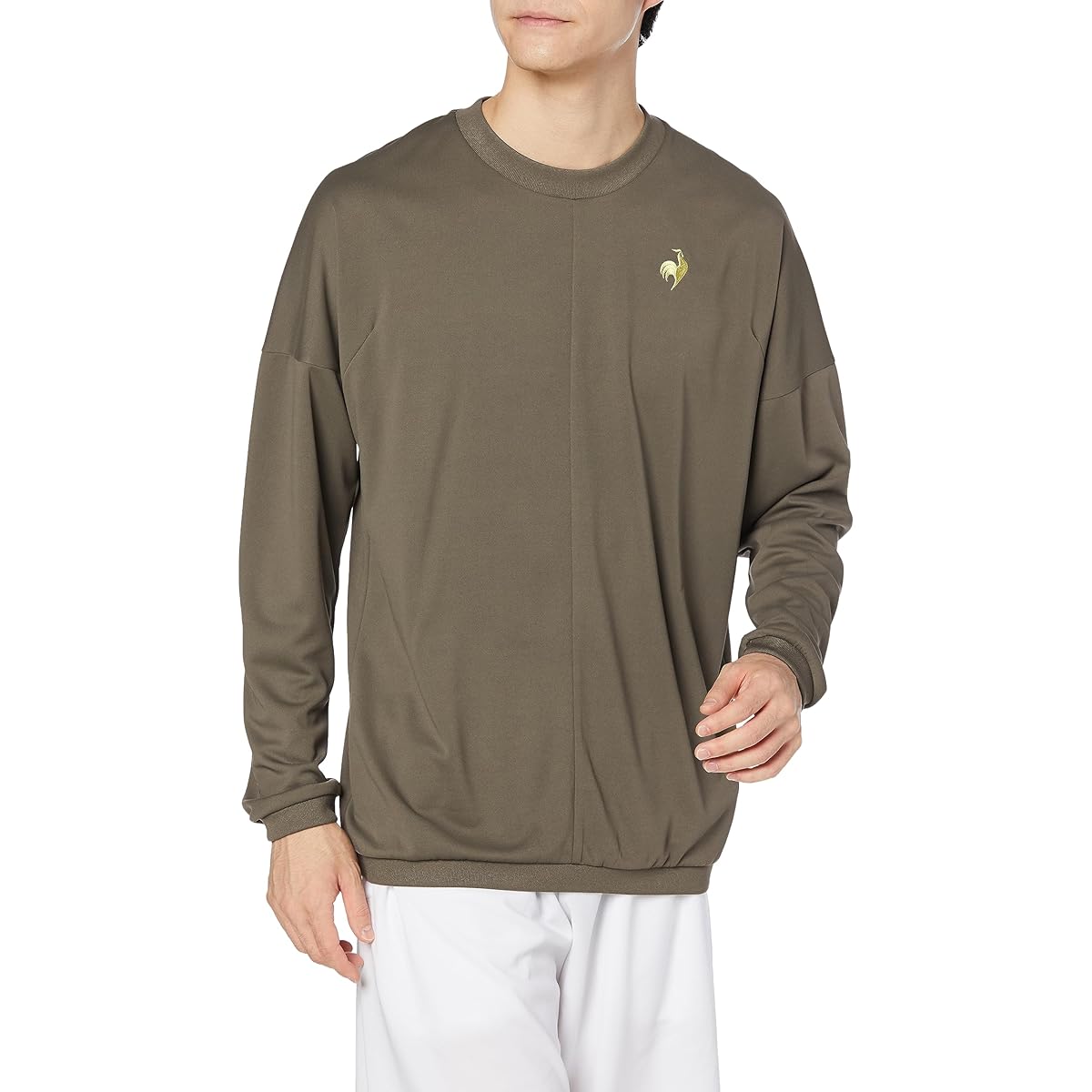 [Le Coq Sportif] T-shirt Printed Long Sleeve Shirt Long T-shirt Long Sleeve UV CUT (UPF50+) Thermal Cooling SUNSCREEN Sunscreen