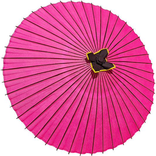 Yamamoto Bamboo Craftsman (YAMAMOTOTAKIZAYIKUYA) Japanese Umbrella, Ban Umbrella, Practical Janome Umbrella, Umbrella, Waterproofing, 2 Tiers, 2 Tiers (Pink Plain)