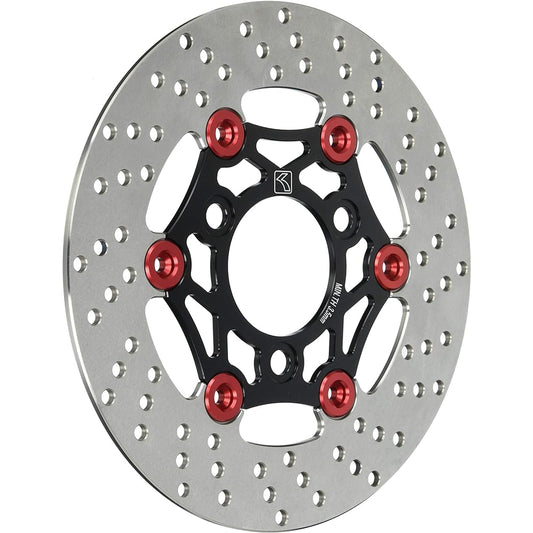 KITACO Floating Disc Rotor Black/Red NSF100, NSR50/NSR80 MONKEY 500-1418700