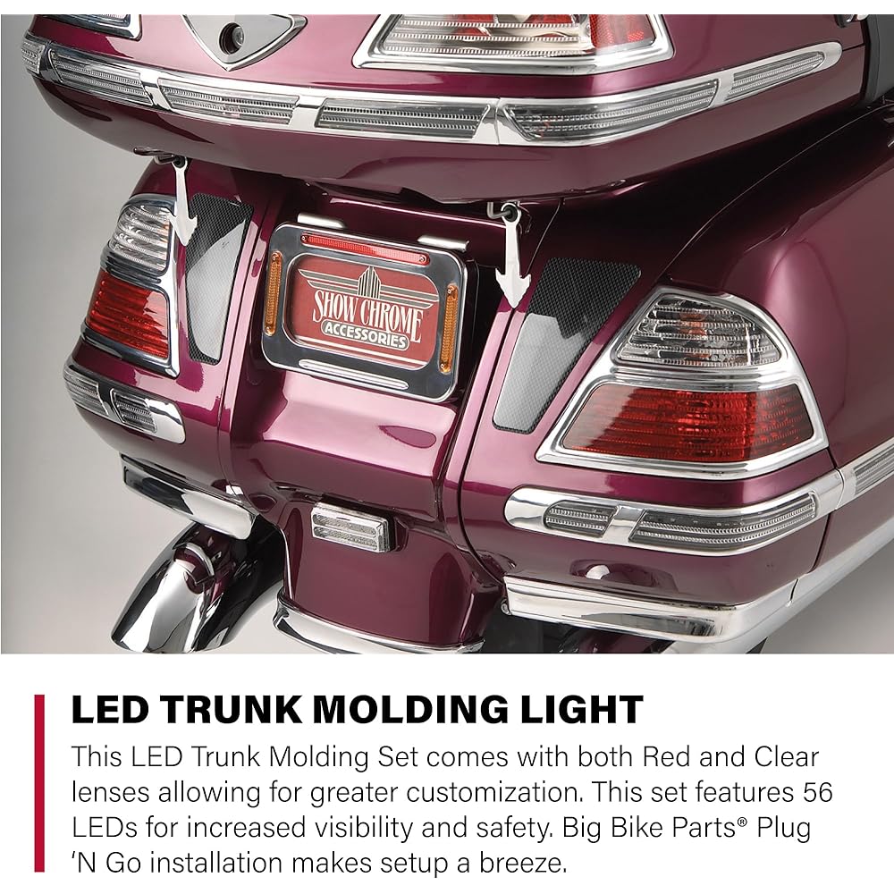 Show Chrome Accessories 52-701A Trunk Molding LED Lightset