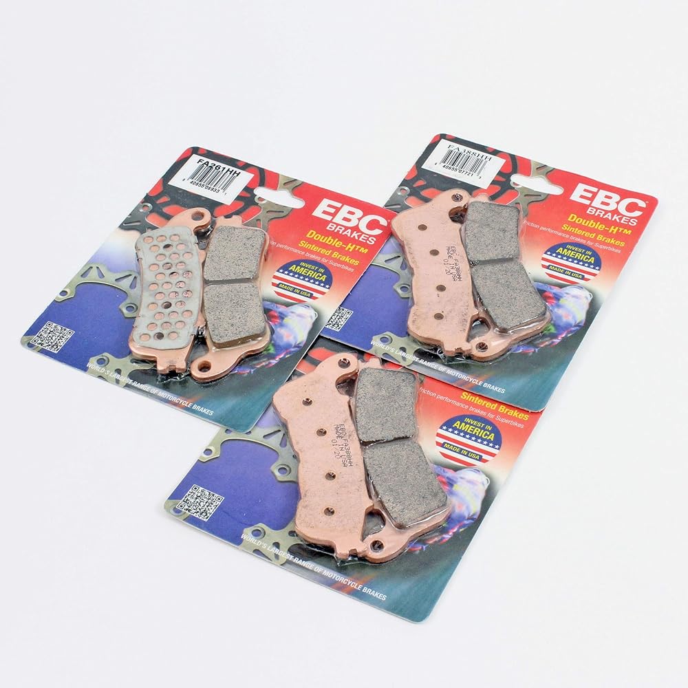 Front and rear EBC HH brake pads -3 pairs -FA388HH x 2 FA261HH x 1