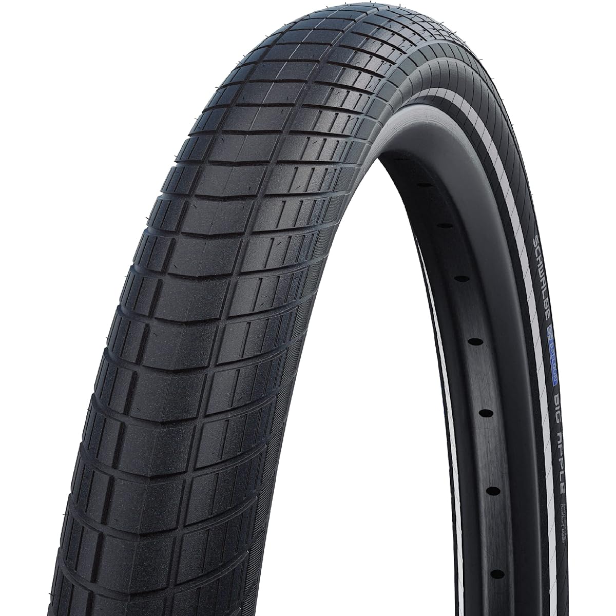 [Genuine] Schwalbe Big Apple 12 x 2.00 Wire Bead [Urban/City Riding] 11100681.02 11100681.02 Black Reflex 12 x 2.00