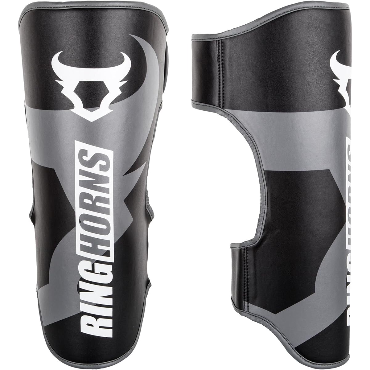 RINGHORNS Shin Guards No Instep Guard Charger Shin Guards (Black) XL