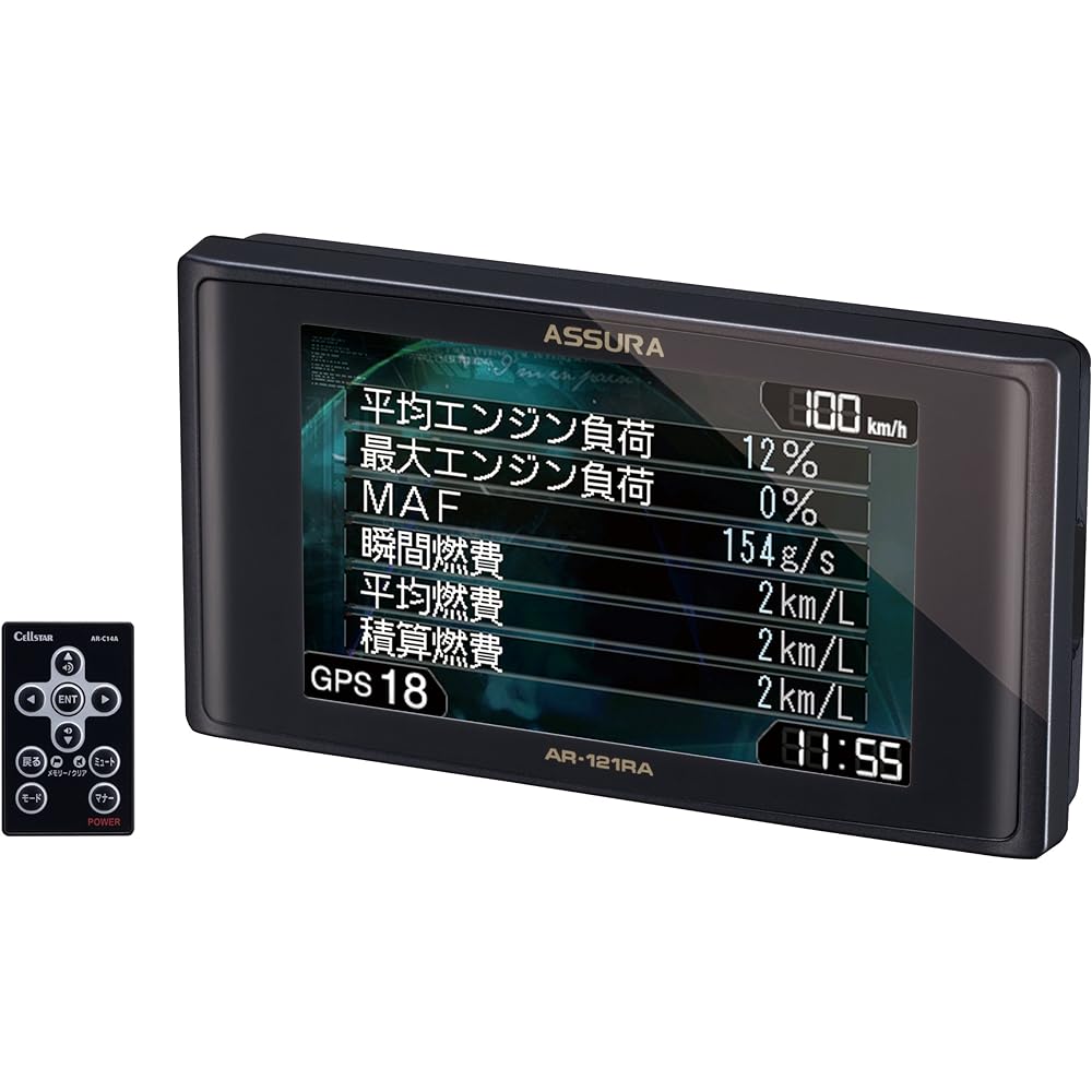 CELLSTAR ASSURA GPS integrated radar detector AR-121RA