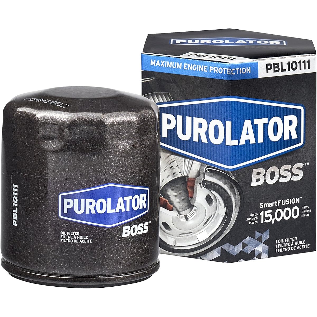 PUROLATOR PBL10111 PUROLATORBOSS Maximum engine protection spin -on oil filter black
